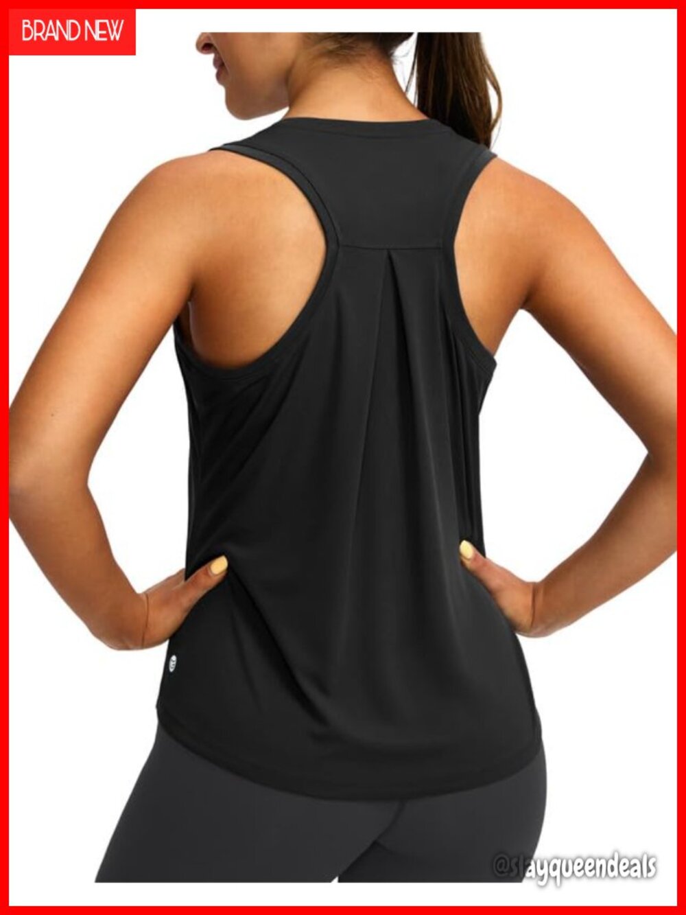 Womens Racerback Athletic Tank Top UPF 50+ Workout Yoga Gym Activewear